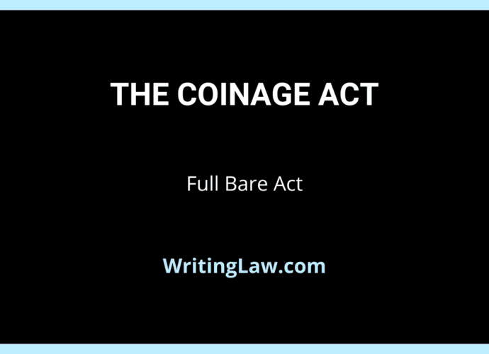 The Coinage Act Full Bare Act